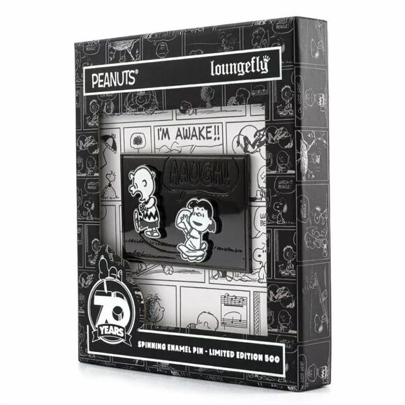 Loungefly Peanuts 70th Anniversary Spinning Enamel Pin - Picture 2 of 2